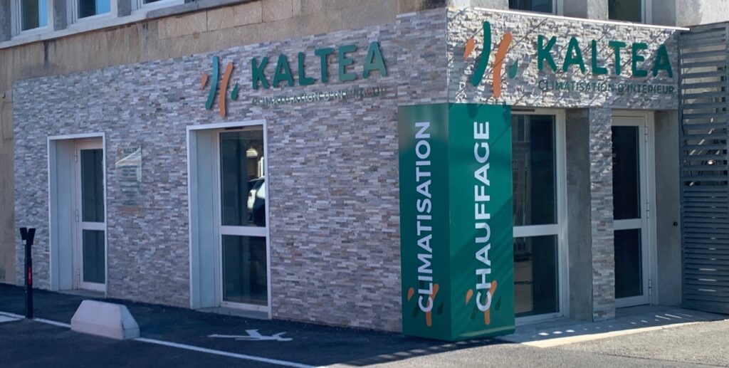 Façade et enseignes agence KALTEA Aubagne