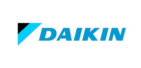 Logo de la marque Daikin, fournisseur du réseau KALTEA