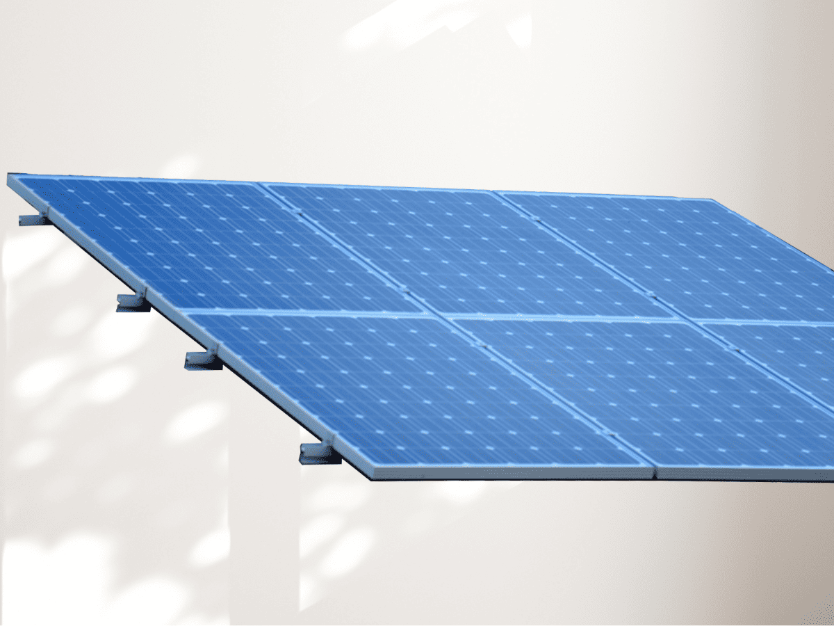 Illustration de panneaux solaires photovoltaïques