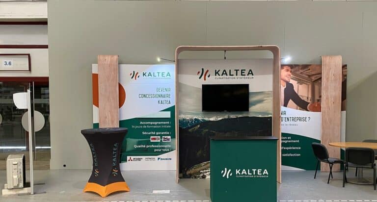 Retrouver l'enseigne KALTEA sur son stand au salon Franchise Expo Paris 2024.
