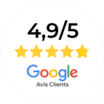 Note de 4,9 étoiles sur 5, calculée sur la base des avis laissés par les clients de KALTEA sur Google.