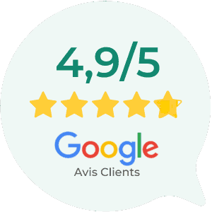 Note de 4,9 étoiles sur 5, calculée sur la base des avis laissés par les clients de KALTEA sur Google.