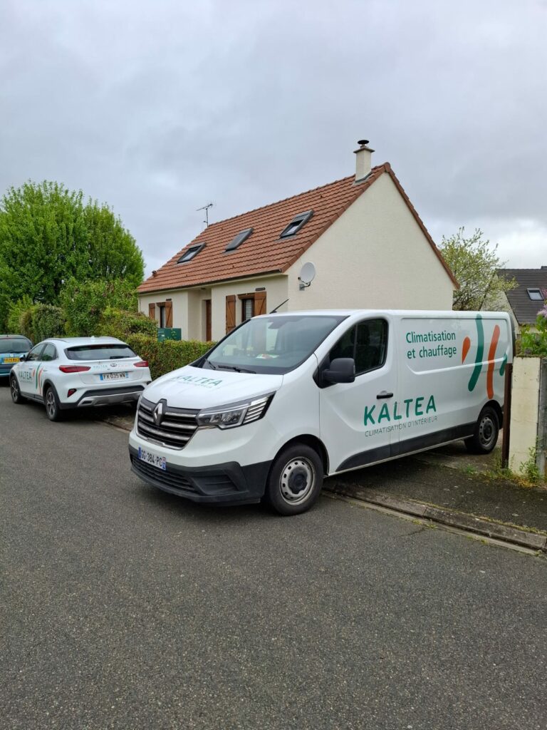 Véhicule KALTEA Coignières en intervention chez un client