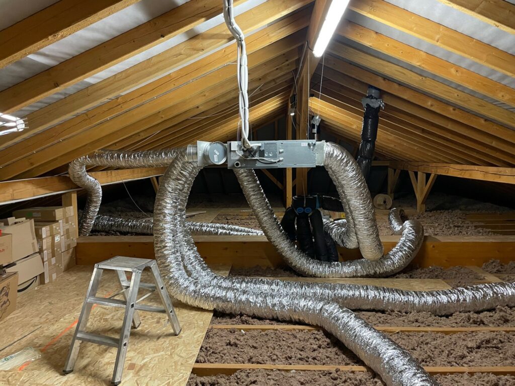 Installation d'un système gainable à Sarrebourg réalisée par KALTEA