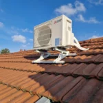 Installation d'un groupee exérieur pour un bi-split Mitsubishi 5000W à Champagne au mont d'or par Kaltea Lyon Ouest