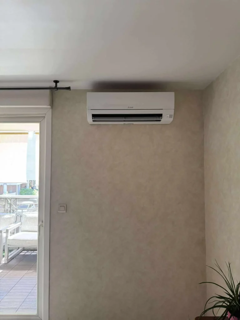 Installation d'une climatisation réversible Mitsubishi par KALTEA Aubagne