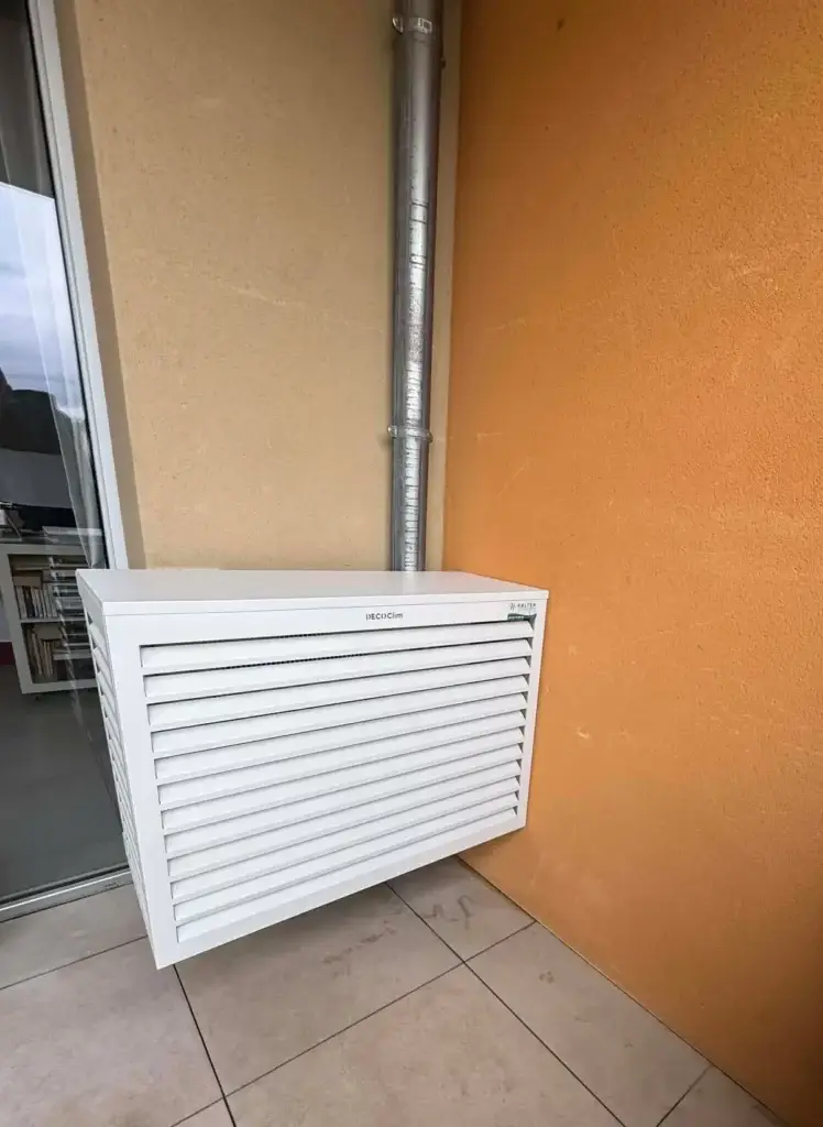 Installation d'un cache clim Decoclim par KALTEA Aubagne
