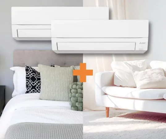 Système de climatisation multi split pour équiper plusieurs pièces avec un seul groupe extérieur