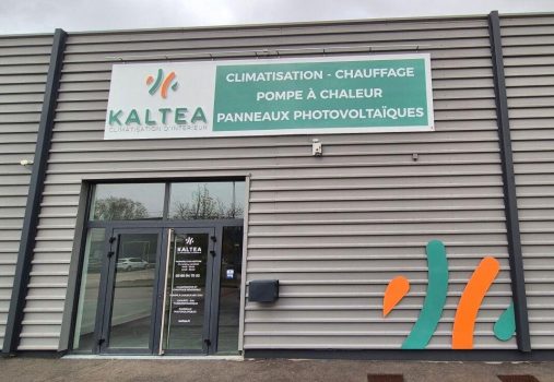 Devanture de l'agence KALEA Chalon-sur-Saône, spécialise du chauffage et de la climatisation