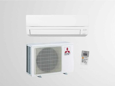 Ensemble unité intérieur et groupe extérieur Mitsubishi, vendu et posé par KALTEA.